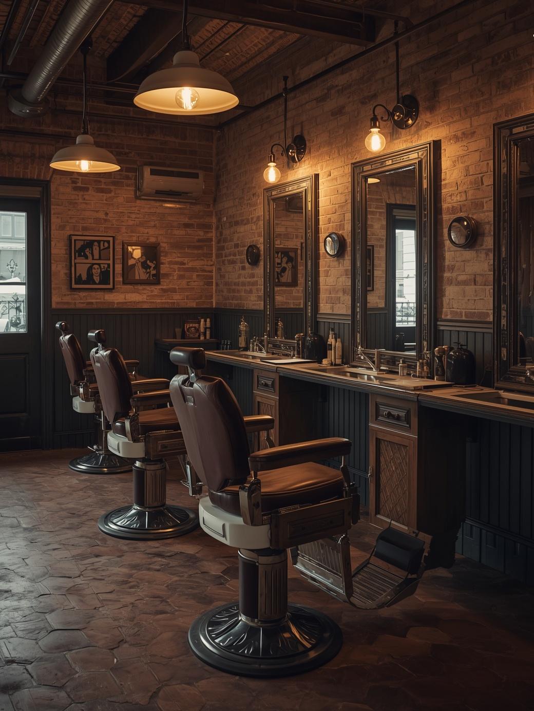 Wnętrze salonu Bert Barber